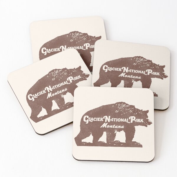 Item preview, Glacier National Park Vintage Travel Souvenir designed and sold by ourkid.