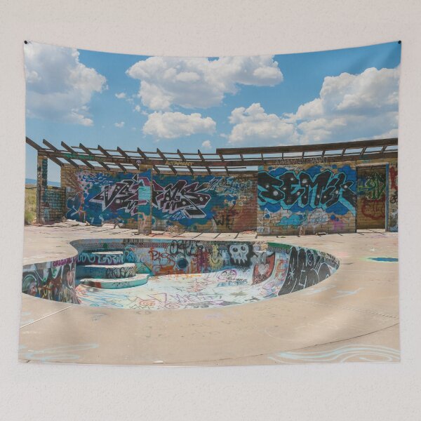 Item preview, Graffiti in the Desert - Abandoned Swimming Pool designed and sold by Lostlogo.
