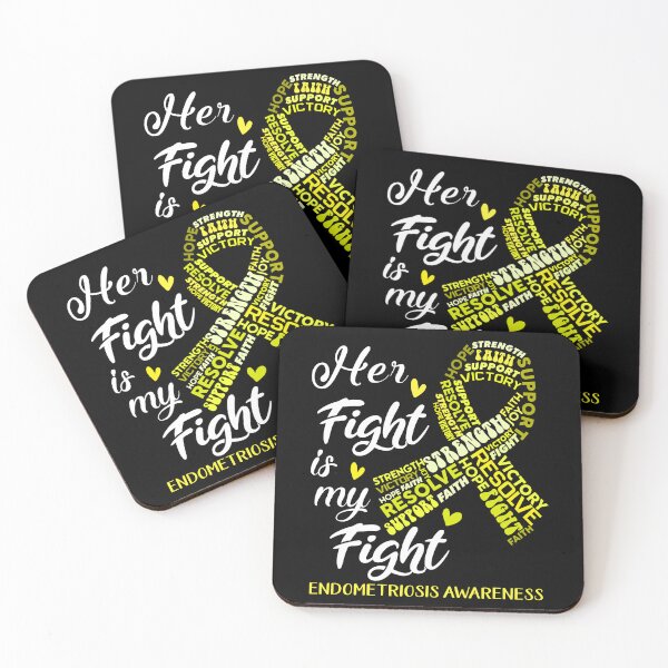 Item preview, Endometriosis Warrior, Her Fight is my Fight Endometriosis Awareness designed and sold by Greggwillard.
