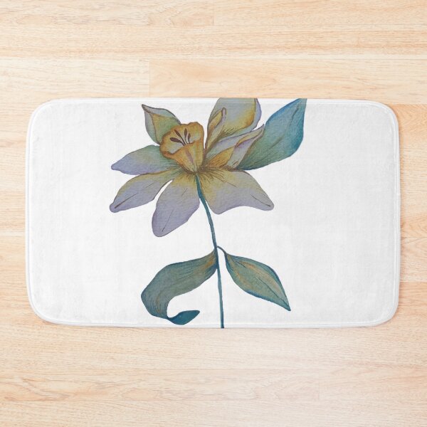 Item preview, Yellow watercolor flower designed and sold by caroberte.