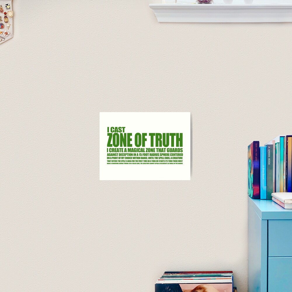 permanent zone of truth 5e
