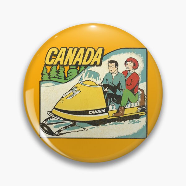 Item preview, Vintage Canada Snowmobiling Tourist Travel Souvenir designed and sold by ourkid.