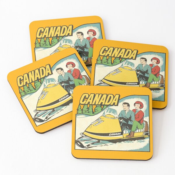 Item preview, Vintage Canada Snowmobiling Tourist Travel Souvenir designed and sold by ourkid.