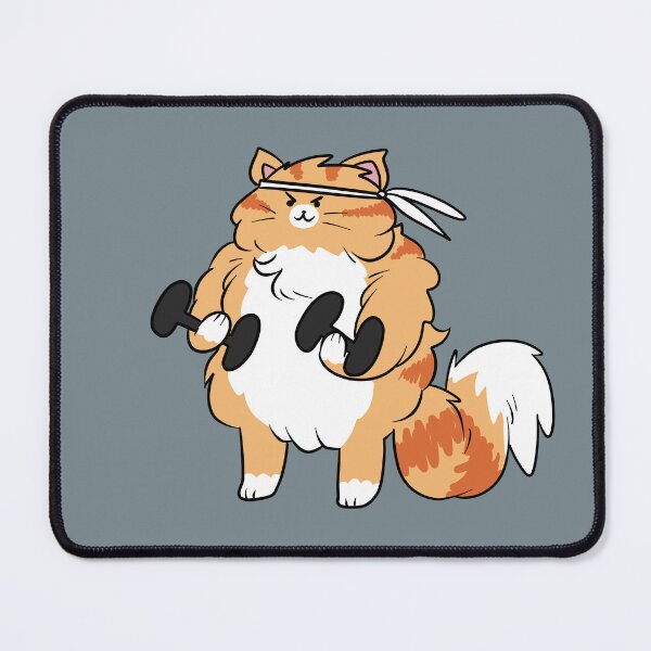 Item preview, Weight Lifting Orange Tabby Cat designed and sold by SaradaBoru.