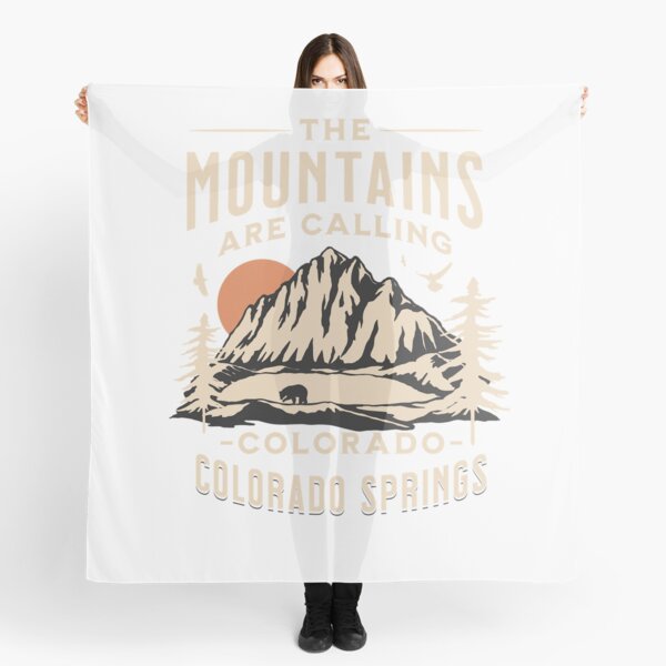 Item preview, Vintage Colorado The Mountains are Calling Colorado Springs designed and sold by CattlettArt.