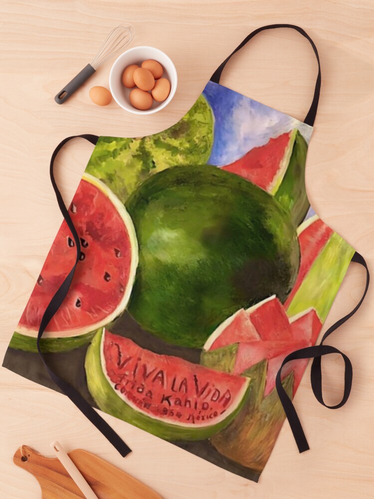 Viva la Vida, Watermelons by Frida Kahlo | Apron
