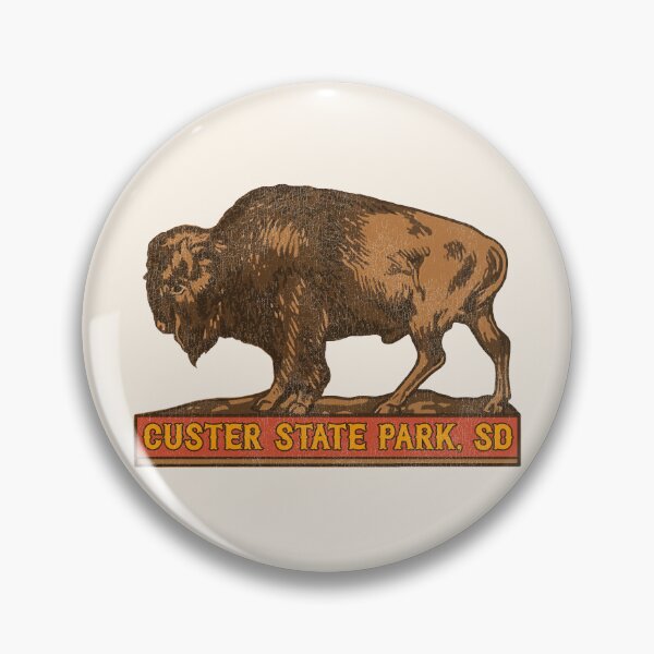 Item preview, Custer State Park Vintage Buffalo Souvenir designed and sold by ourkid.