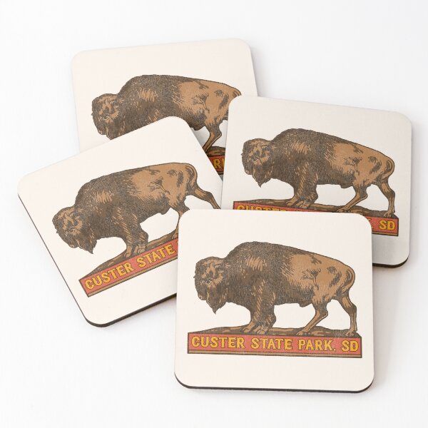 Item preview, Custer State Park Vintage Buffalo Souvenir designed and sold by ourkid.