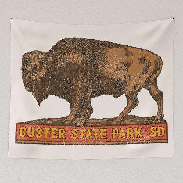 Item preview, Custer State Park Vintage Buffalo Souvenir designed and sold by ourkid.