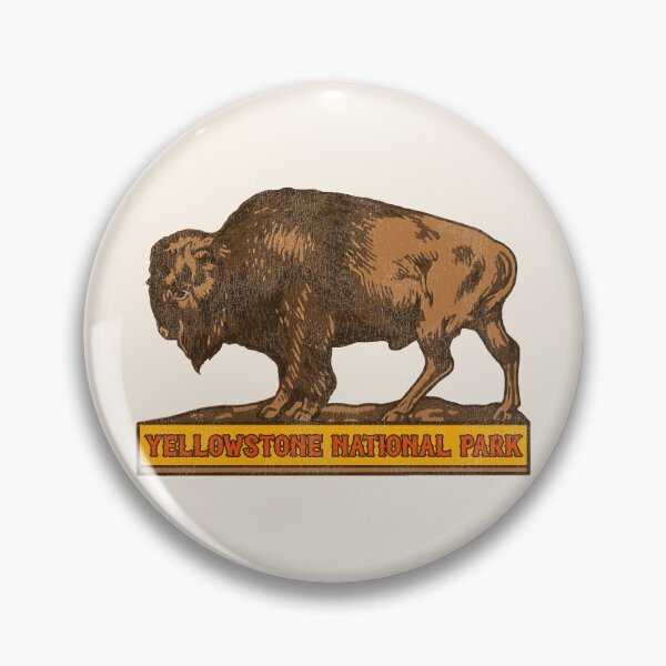 Item preview, Vintage Yellowstone National Park Buffalo Souvenir designed and sold by ourkid.