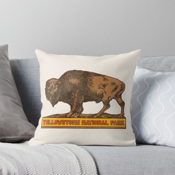 Item preview, Vintage Yellowstone National Park Buffalo Souvenir designed and sold by ourkid.