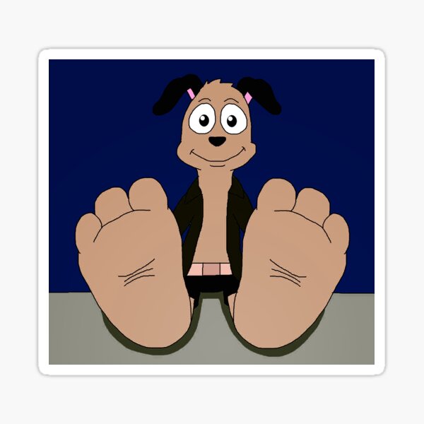 "Kawaii puppy feet" Sticker by Redbubble