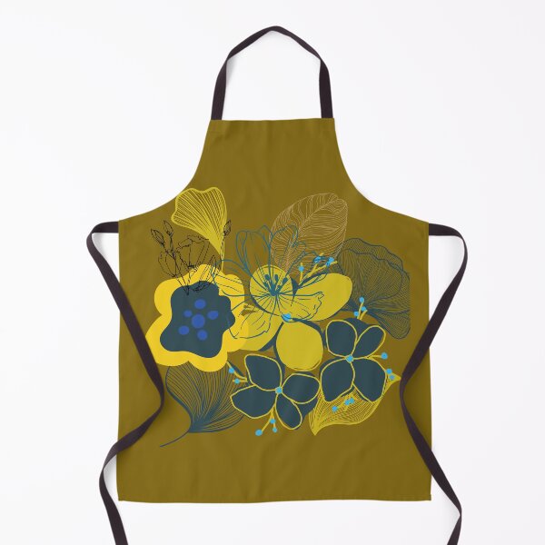 Item preview, Pastel Colored Floral Pattern / Teal, Green and Yellow Abstract Floral Aesthetic, For Flower Lovers & Nature Lovers designed and sold by haRexia.
