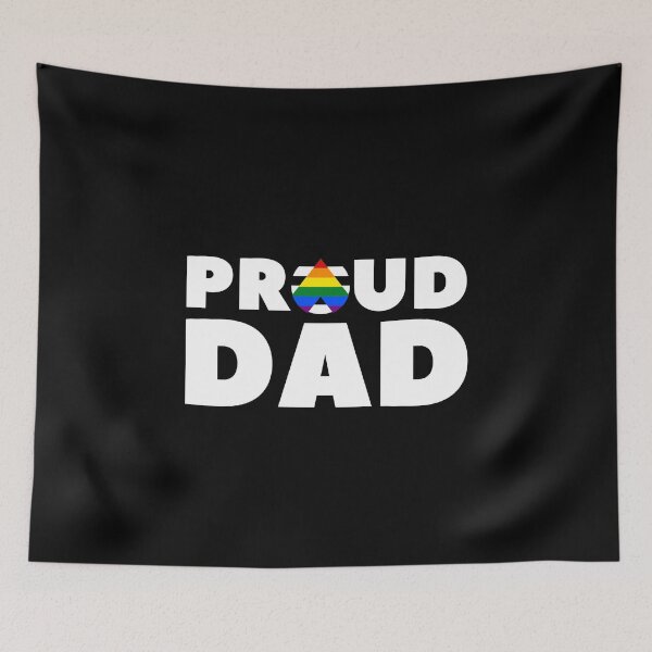Item preview, Proud Dad Allies. LGBTQ Ally Pride designed and sold by Subtle Pride Shop.