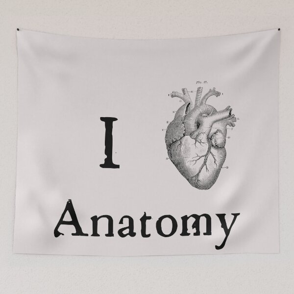 Item preview, I Love Anatomy! black text #1 designed and sold by ArtSkeleton.