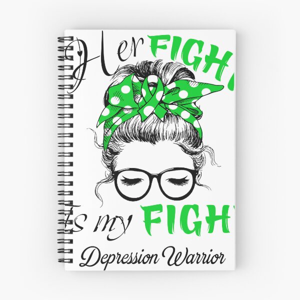 Item preview, Depression Awareness - Her Fight is my Fight - Support Depression Gifts designed and sold by Aaron309.