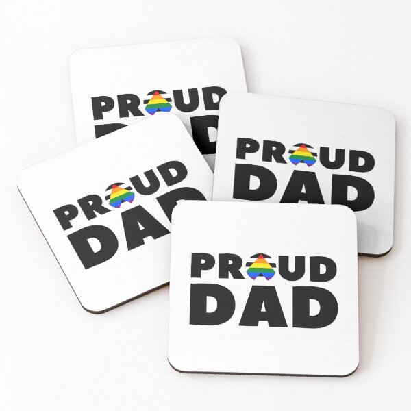 Item preview, Proud Dad Allies. LGBTQ Ally Pride designed and sold by Subtle Pride Shop.