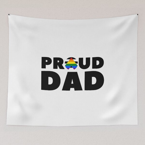 Item preview, Proud Dad Allies. LGBTQ Ally Pride designed and sold by Subtle Pride Shop.