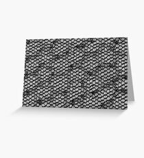 Reptile scales Greeting Card