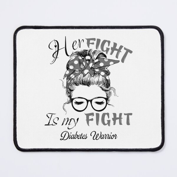 Item preview, Diabetes Awareness - Her Fight is my Fight - Support Diabetes Gifts designed and sold by Aaron309.