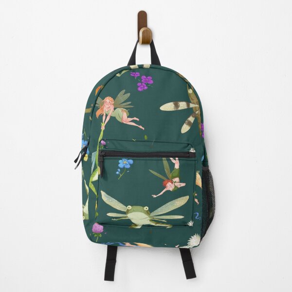 Item preview, Faeries and flying frogs | dark teal designed and sold by Maysoulrose.