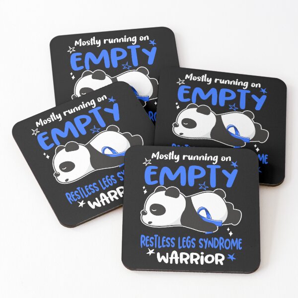 Item preview, Restless Legs Syndrome Awareness - Mostly Running On Empty Restless Legs Syndrome Warrior designed and sold by Hilten.