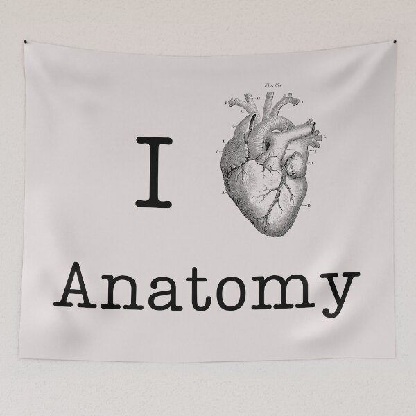 Item preview, I Love Anatomy! black text #2 designed and sold by ArtSkeleton.