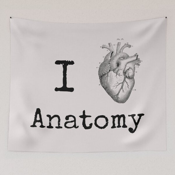 Item preview, I Love Anatomy! black text #3 designed and sold by ArtSkeleton.