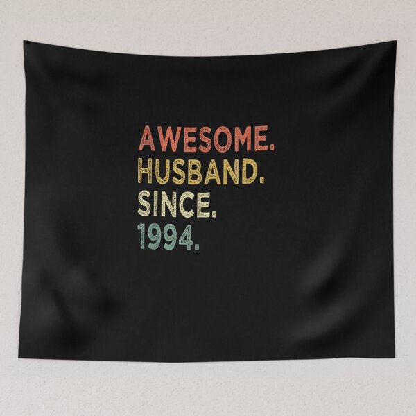 Item preview, Awesome Husband Since 1994 28 Wedding Aniversary Gift Funny T-Shirt designed and sold by shop   luisant.