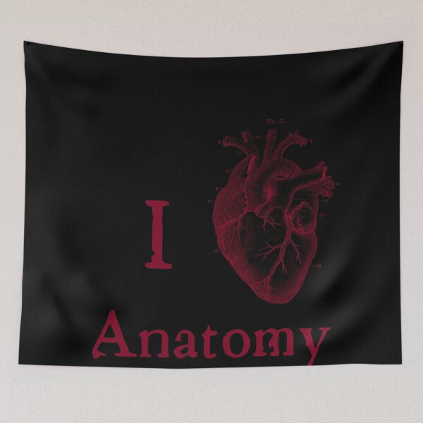 Item preview, I Love Anatomy! red #1 designed and sold by ArtSkeleton.