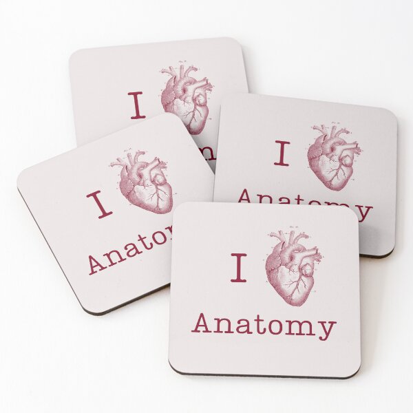 Item preview, I Love Anatomy! red #2 designed and sold by ArtSkeleton.