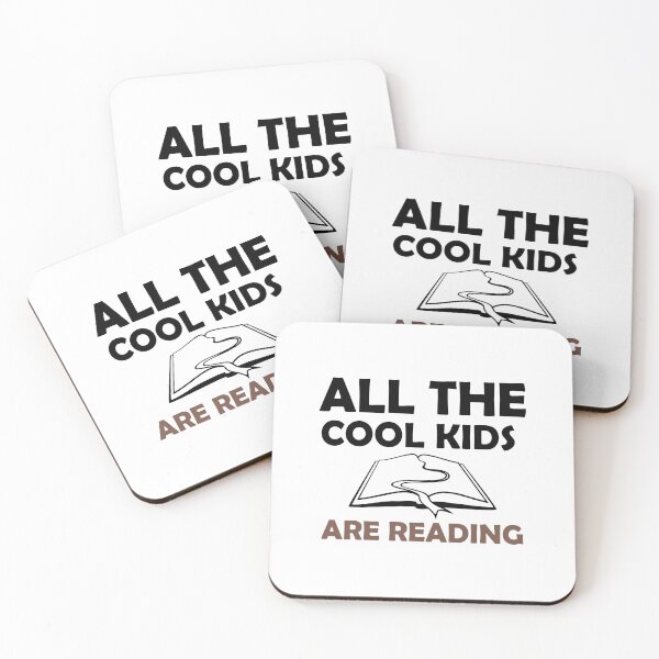 Item preview, All The Cool Kids are Reading Graphic Shirt Women Short Sleeve Book Lovers designed and sold by medbouk1.