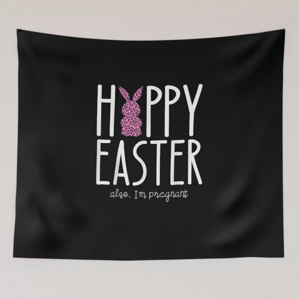 Item preview, Happy Easter Also I'm Pregnant Easter Pregnancy Announcement T-Shirt designed and sold by shop   luisant.