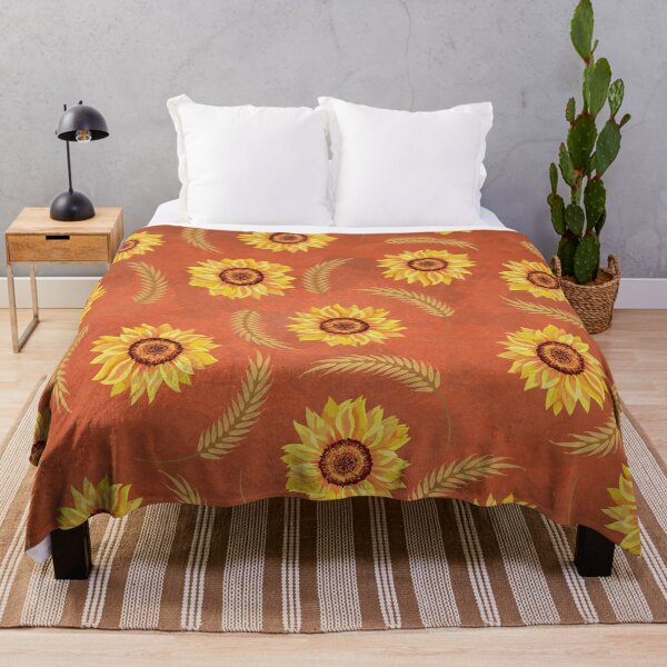 Item preview, Autumn Sunflowers Print designed and sold by Lylabean22.