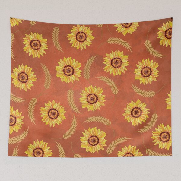 Item preview, Autumn Sunflowers Print designed and sold by Lylabean22.