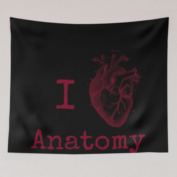 Item preview, I Love Anatomy! red #3 designed and sold by ArtSkeleton.