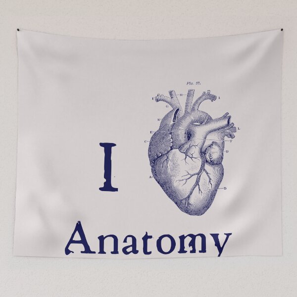 Item preview, I Love Anatomy! navy #1 designed and sold by ArtSkeleton.
