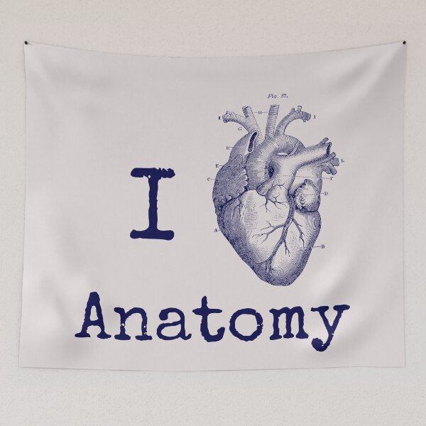 Item preview, I Love Anatomy! navy #3 designed and sold by ArtSkeleton.