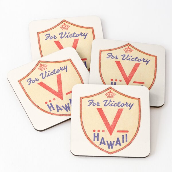Item preview, V for Victory WWII Hawaii Vintage Travel Souvenir designed and sold by ourkid.