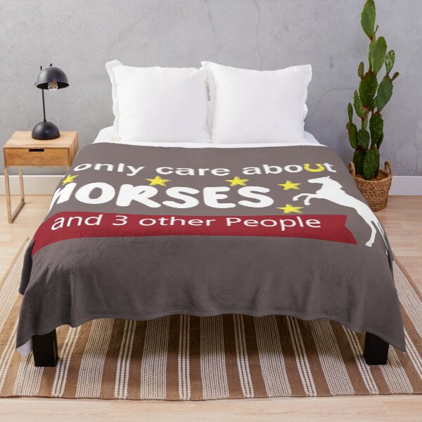 Item preview, "I Only Care About Horses And 3 Other People,Horse Lover Gift" designed and sold by adarth.