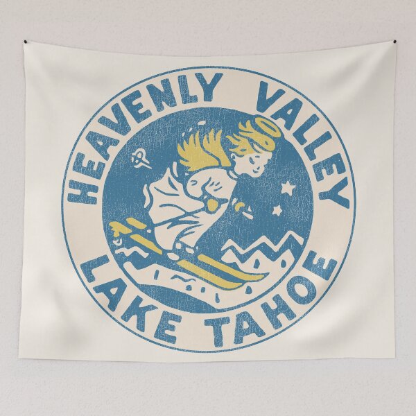 Item preview, Heavenly Valley Lake Tahoe Vintage Tourist Souvenir designed and sold by ourkid.