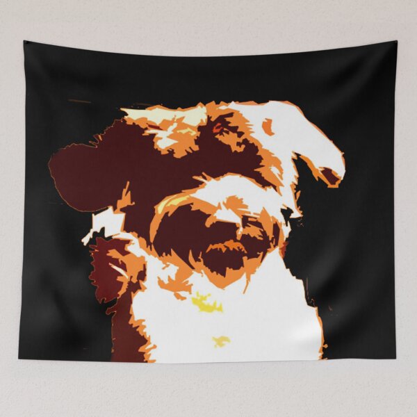 Item preview, Porftuguese Water Dog Abstract designed and sold by Carlo Varo.
