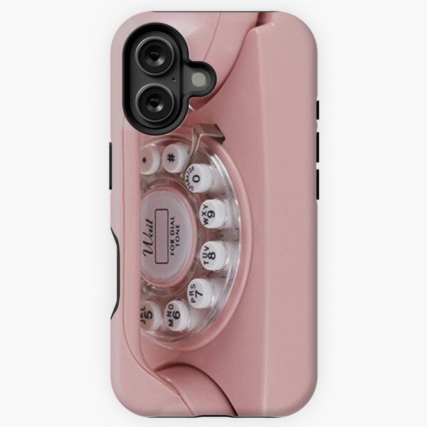 Item preview, RETRO PINK PHONE  designed and sold by qgdesigns.