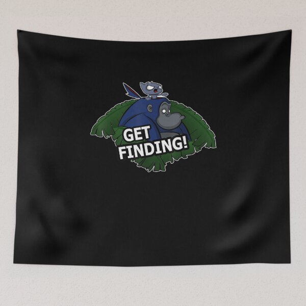 Item preview, Get Finding! Funny Gorilla and Cat Design T-Shirt designed and sold by shop   luisant.