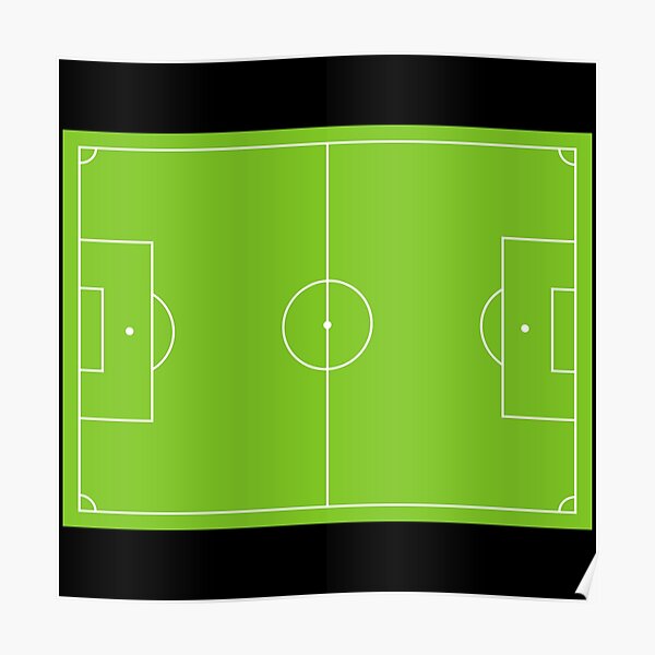 "Soccer Field / Football Field" Poster for Sale by DJAMALK Redbubble