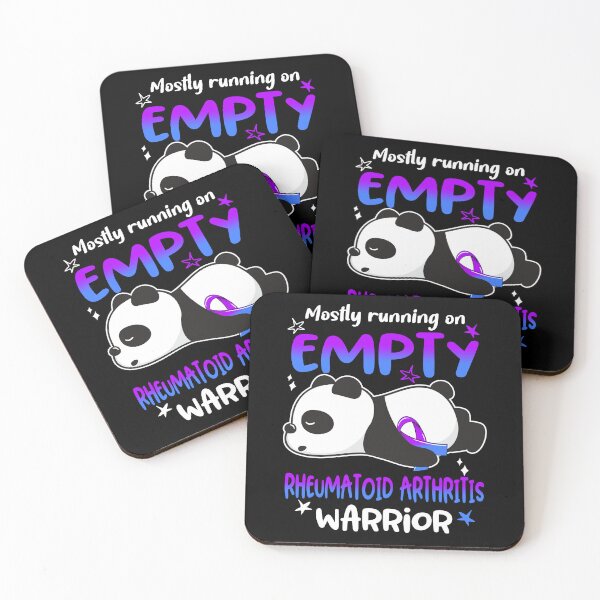 Item preview, Rheumatoid Arthritis Awareness - Mostly Running On Empty Rheumatoid Arthritis Warrior designed and sold by Hilten.