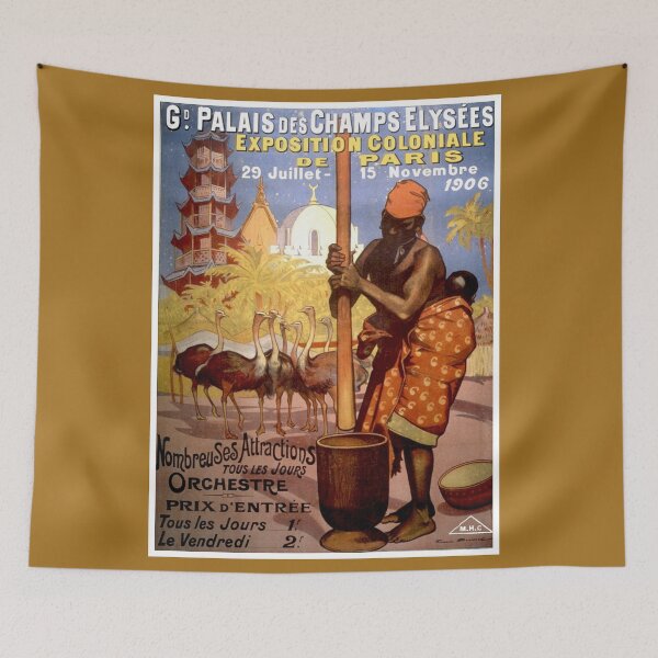 Item preview,  PARIS CHAMPS ELYSEES : Vintage 1906 Exposition Internationale Advertising Print designed and sold by posterbobs.