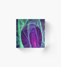 Cave of Ribbons Acrylic Block