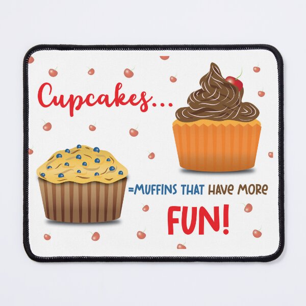 Item preview, Cupcakes=Muffins that Have More Fun digital version designed and sold by EmilySutin.