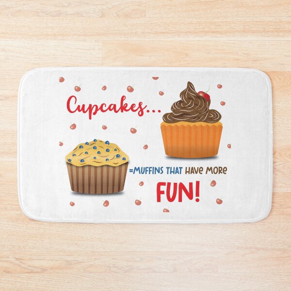 Item preview, Cupcakes=Muffins that Have More Fun digital version designed and sold by EmilySutin.